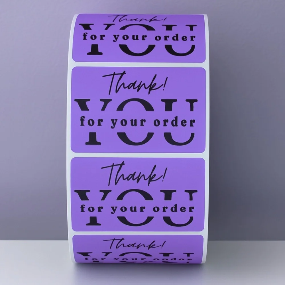 Thank You Order Stickers - Packaging Labels sticker - Small Business Supplies